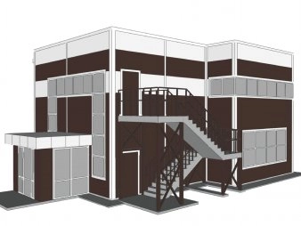 АБК из сэндвич-панелей