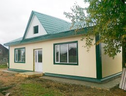 Магазин Продукты из сэндвич-панелей, построенная компанией Альянс - Магазин Продукты, п.Айкино , республика Коми