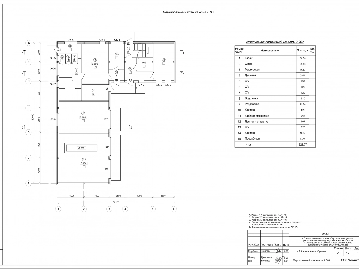 3D визуализация Здание АБК из сэндвич-панелей - фото 10