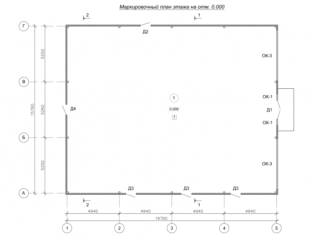Планировка Магазин из сэндвич-панелей -  фото 1