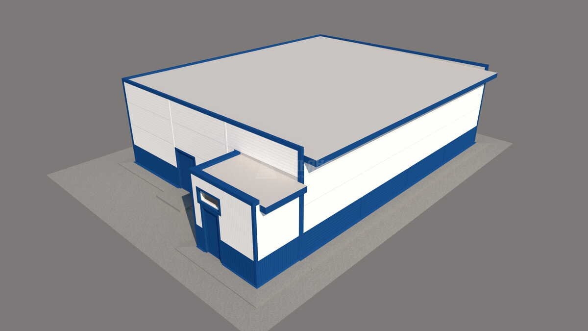 3D визуализация Магазин из сэндвич-панелей - фото 16